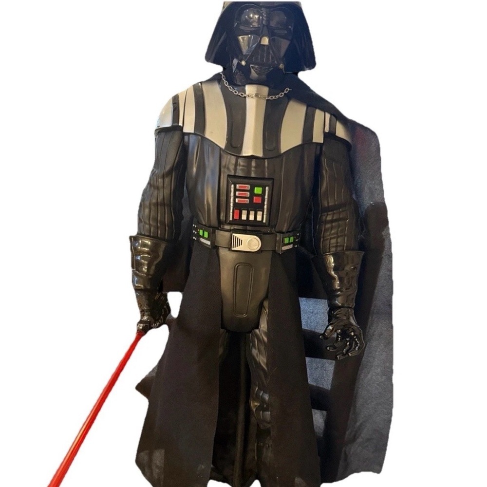 DARTH VADER   Deluxe 31”  STAR WARS  action figure  w/sound And Light Saber